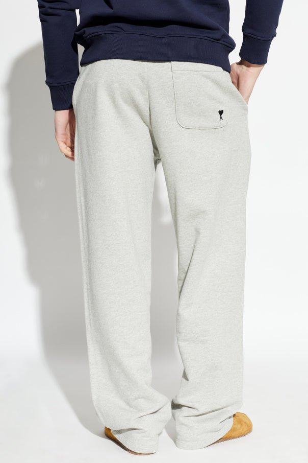 Ami Alexandre Mattiussi GREY Wide-leg sweatpants 4