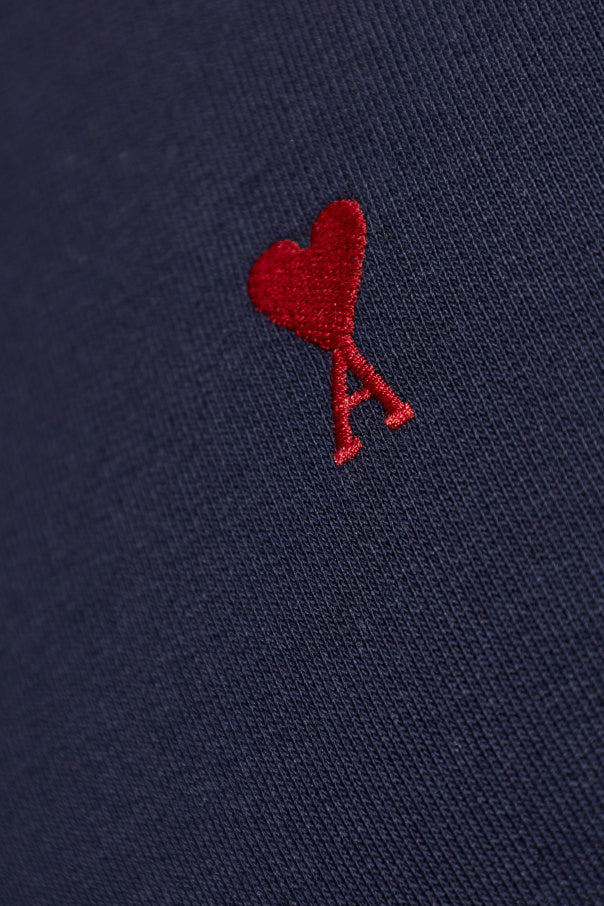 Ami Alexandre Mattiussi NAVY BLUE Sweatshirt with embroidered logo 5