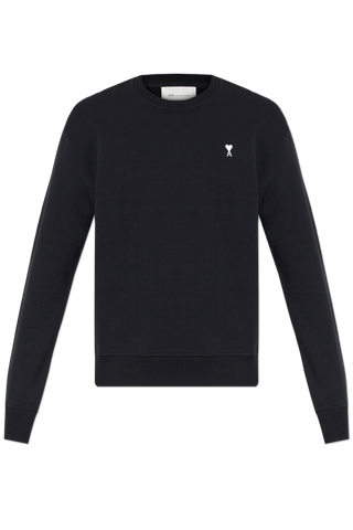 Ami Alexandre Mattiussi BLACK Sweatshirt with embroidered logo 1