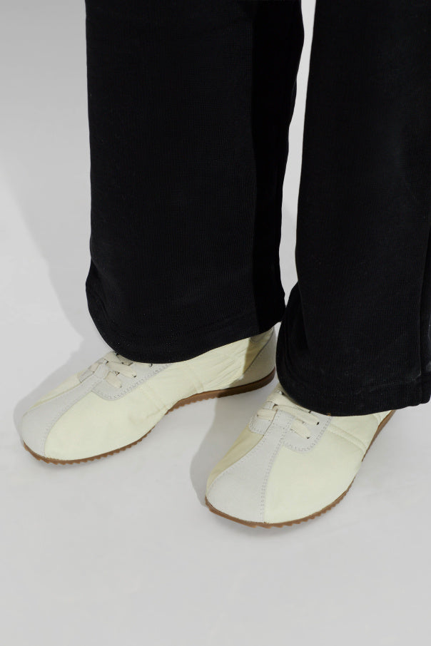 Ami Alexandre Mattiussi cream Sports shoes with logo 2