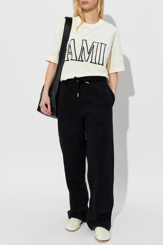 Ami Alexandre Mattiussi cream Sports shoes with logo 3