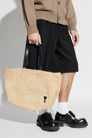 Ami Alexandre Mattiussi beige Shopper bag ‘Ami de Coeur’ 3