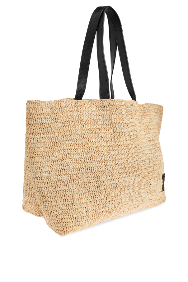 Ami Alexandre Mattiussi beige Shopper bag ‘Ami de Coeur’ 5