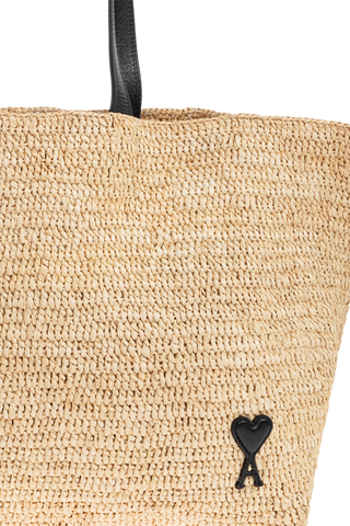 Ami Alexandre Mattiussi beige Shopper bag ‘Ami de Coeur’ 7