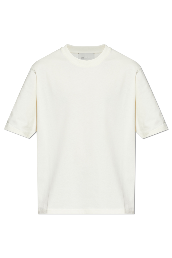 Ami Alexandre Mattiussi cream ‘Oversize’ T-shirt 1