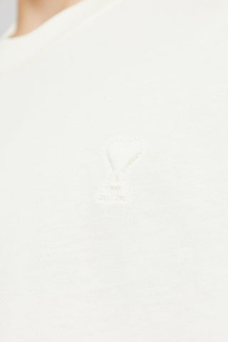 Ami Alexandre Mattiussi cream ‘Oversize’ T-shirt 5