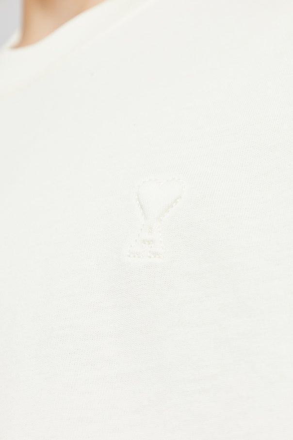 Ami Alexandre Mattiussi cream ‘Oversize’ T-shirt 5