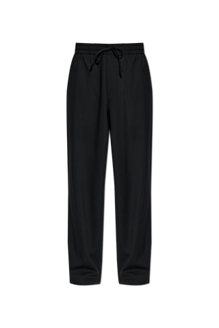 Ami Alexandre Mattiussi BLACK Wool wide-leg trousers 1