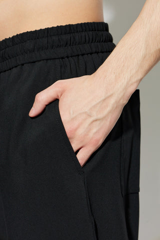 Ami Alexandre Mattiussi BLACK Wool wide-leg trousers 5