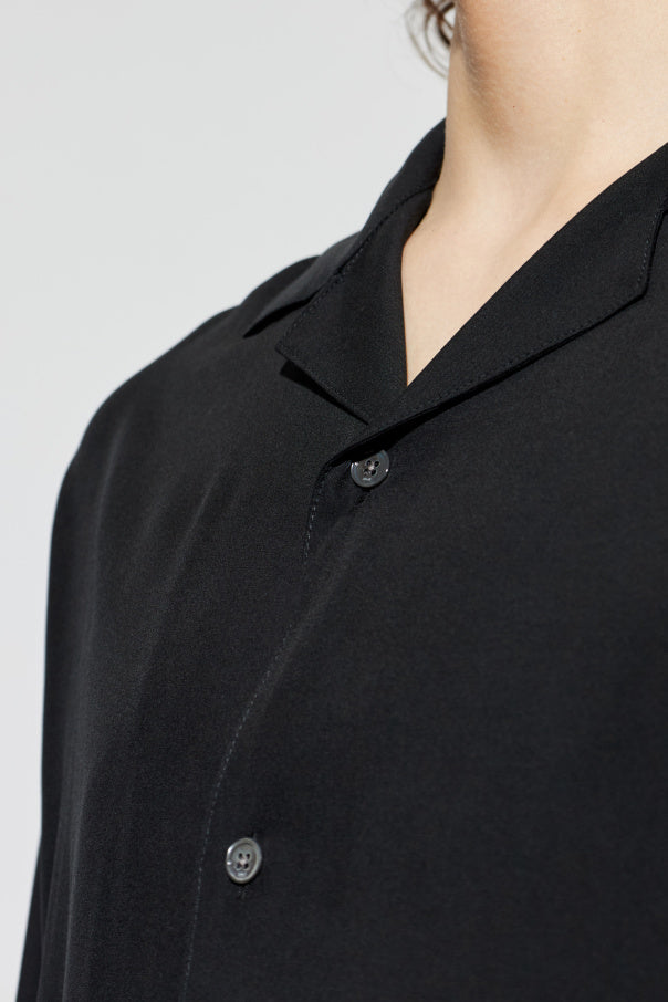Ami Alexandre Mattiussi BLACK Asymmetrical cut shirt 5