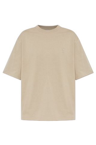 Ami Alexandre Mattiussi beige ‘Oversize’ T-shirt 1