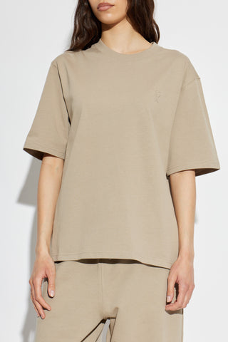 Ami Alexandre Mattiussi beige ‘Oversize’ T-shirt 3