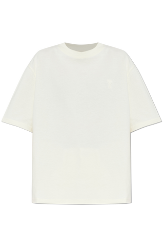 Ami Alexandre Mattiussi cream ‘Oversize’ T-shirt 1