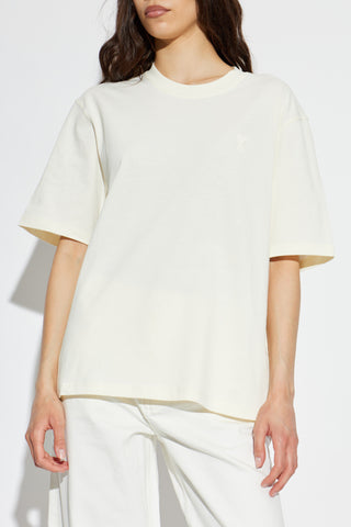 Ami Alexandre Mattiussi cream ‘Oversize’ T-shirt 3