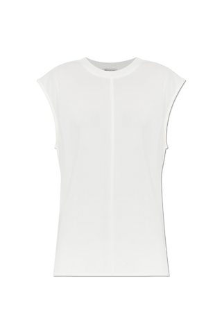 Ami Alexandre Mattiussi WHITE Sleeveless top 1