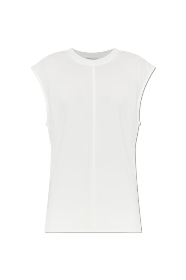 Ami Alexandre Mattiussi WHITE Sleeveless top 1