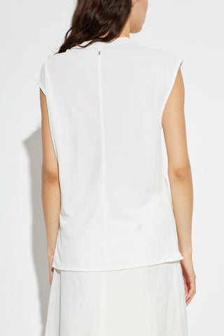 Ami Alexandre Mattiussi WHITE Sleeveless top 4