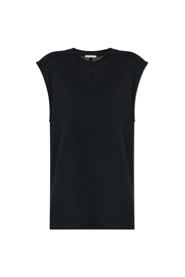 Ami Alexandre Mattiussi BLACK Sleeveless top 1