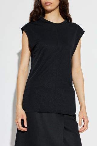 Ami Alexandre Mattiussi BLACK Sleeveless top 3