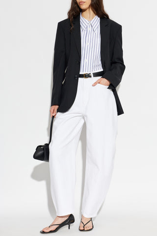 Ami Alexandre Mattiussi BLUE Shirt with striped pattern 2