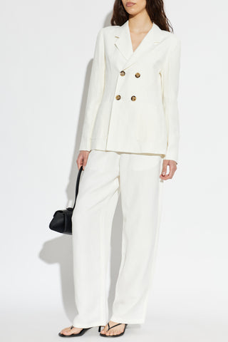 Ami Alexandre Mattiussi WHITE Wide-leg pants 2