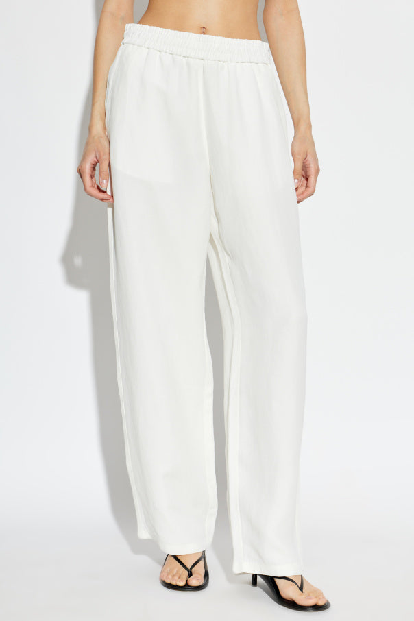 Ami Alexandre Mattiussi WHITE Wide-leg pants 3