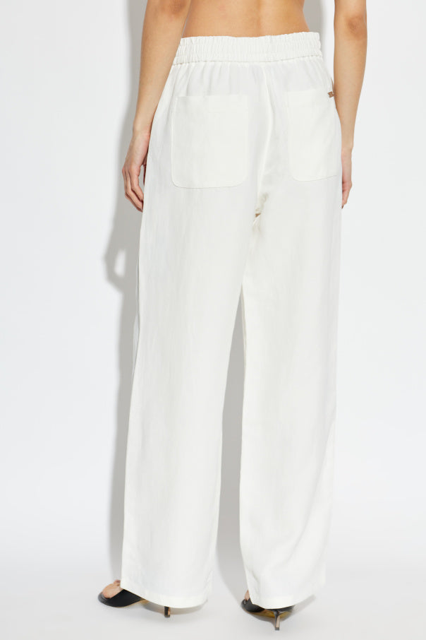 Ami Alexandre Mattiussi WHITE Wide-leg pants 4