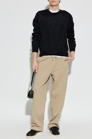 Ami Alexandre Mattiussi beige Wide-leg sweatpants 2