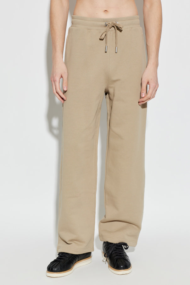 Ami Alexandre Mattiussi beige Wide-leg sweatpants 3