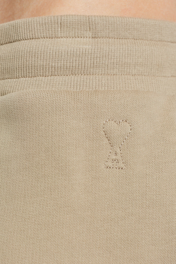 Ami Alexandre Mattiussi beige Wide-leg sweatpants 5