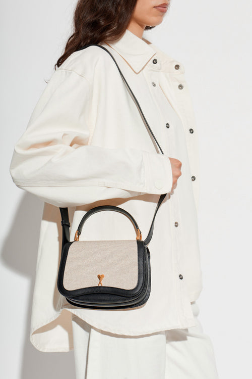 Ami Alexandre Mattiussi cream Handbag ‘Paris Paris’ 2