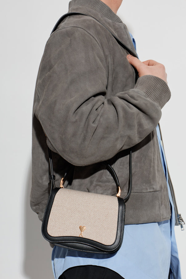 Ami Alexandre Mattiussi cream Handbag ‘Paris Paris’ 3
