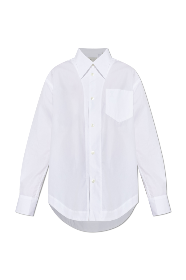 Ami Alexandre Mattiussi WHITE Shirt with pocket 1
