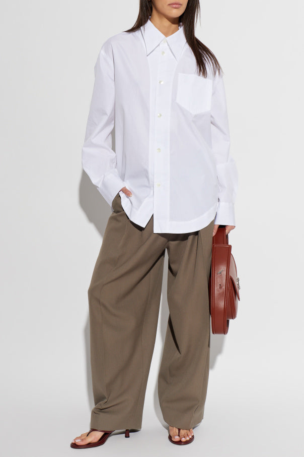 Ami Alexandre Mattiussi WHITE Shirt with pocket 2