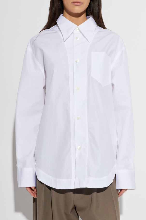 Ami Alexandre Mattiussi WHITE Shirt with pocket 3