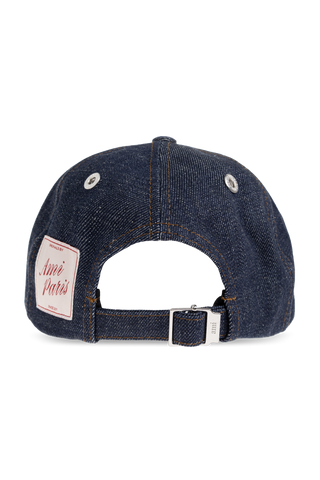 Ami Alexandre Mattiussi NAVY BLUE Baseball cap 4