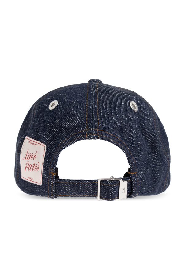 Ami Alexandre Mattiussi NAVY BLUE Baseball cap 4