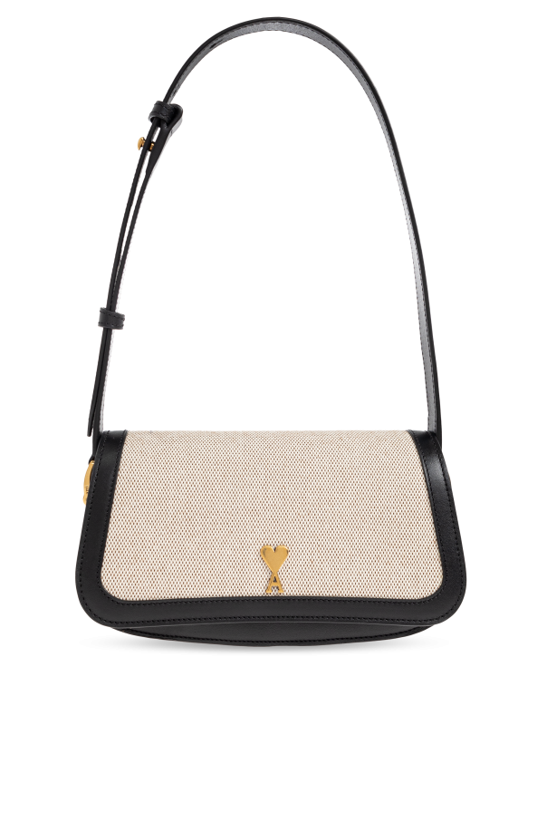 Ami Alexandre Mattiussi cream Shoulder bag ‘Paris Paris’ 1