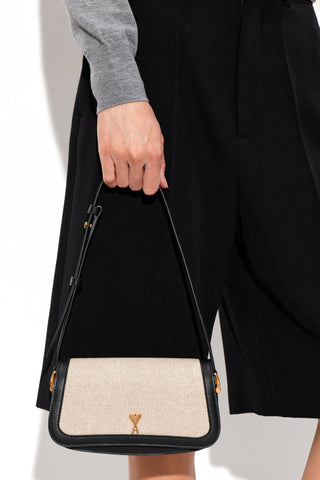 Ami Alexandre Mattiussi cream Shoulder bag ‘Paris Paris’ 2