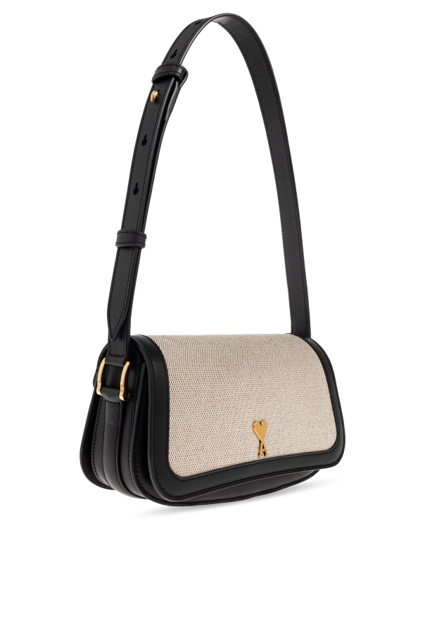 Ami Alexandre Mattiussi cream Shoulder bag ‘Paris Paris’ 5