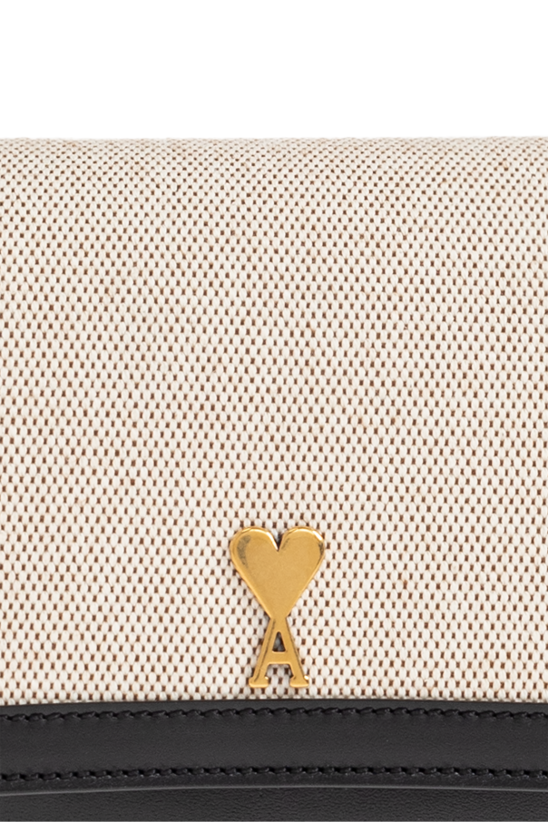 Ami Alexandre Mattiussi cream Shoulder bag ‘Paris Paris’ 7