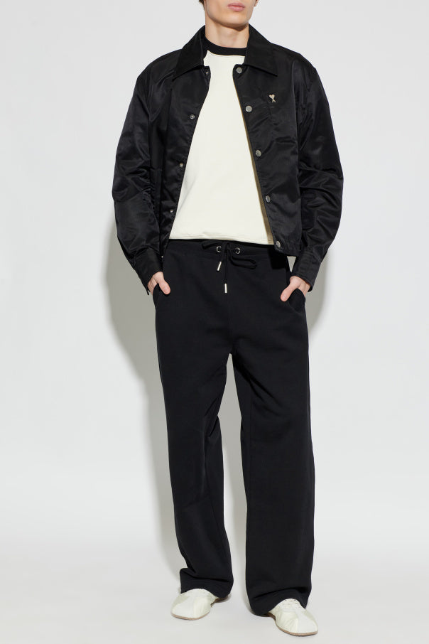 Ami Alexandre Mattiussi cream "Oversize" sweatshirt 2