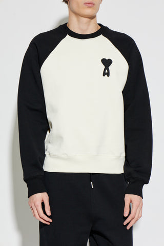 Ami Alexandre Mattiussi cream "Oversize" sweatshirt 3