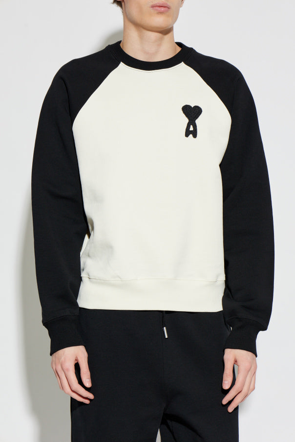 Ami Alexandre Mattiussi cream "Oversize" sweatshirt 3