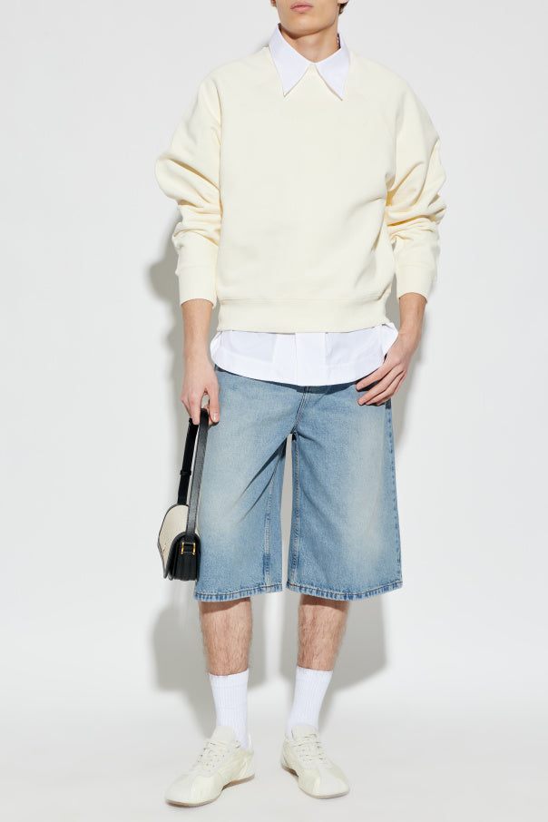 Ami Alexandre Mattiussi cream ‘Oversize’ sweatshirt 2