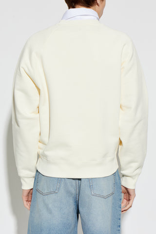 Ami Alexandre Mattiussi cream ‘Oversize’ sweatshirt 4