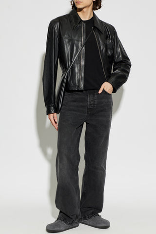 Ami Alexandre Mattiussi BLACK Wide-leg jeans 2