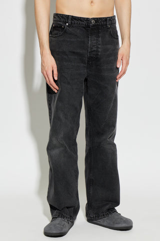 Ami Alexandre Mattiussi BLACK Wide-leg jeans 3