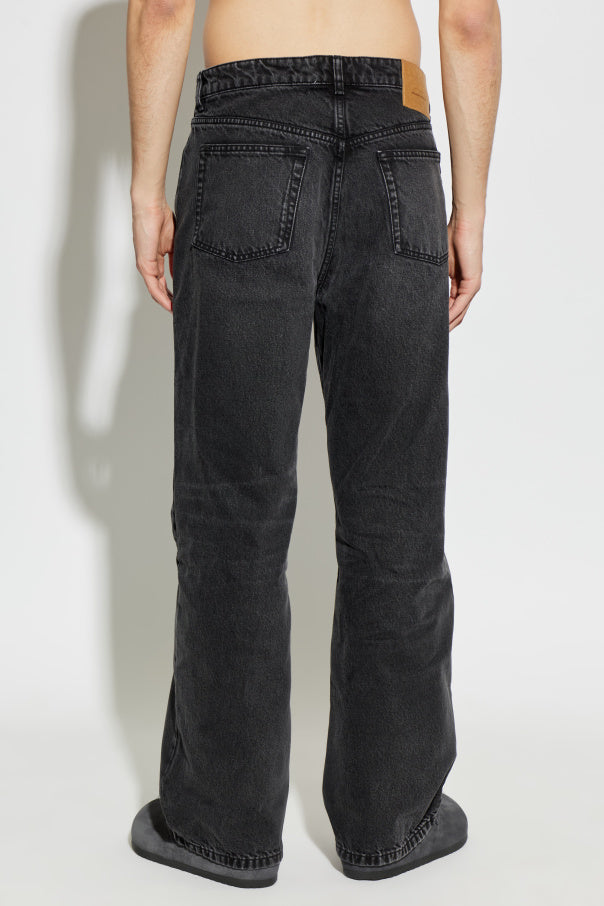 Ami Alexandre Mattiussi BLACK Wide-leg jeans 4
