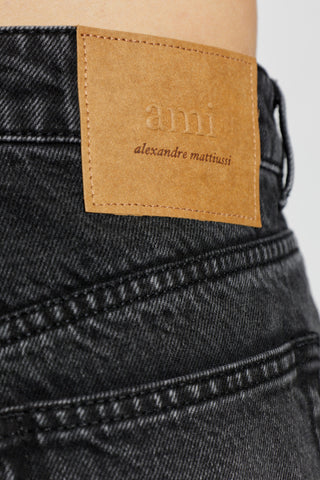 Ami Alexandre Mattiussi BLACK Wide-leg jeans 5